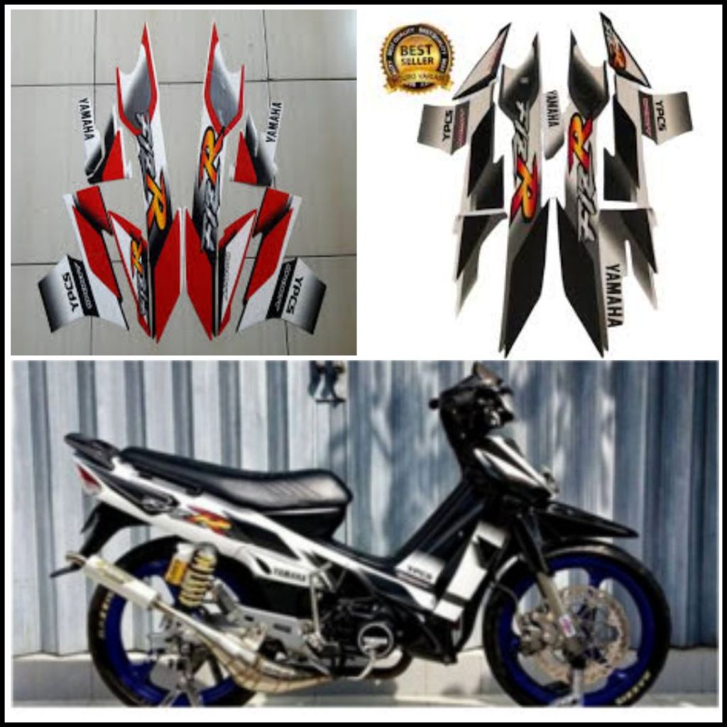 Striping Stiker Motor Yamaha F1ZR 2002 Standart List Body Motor Stiker F1ZR 2002 Ternbaik