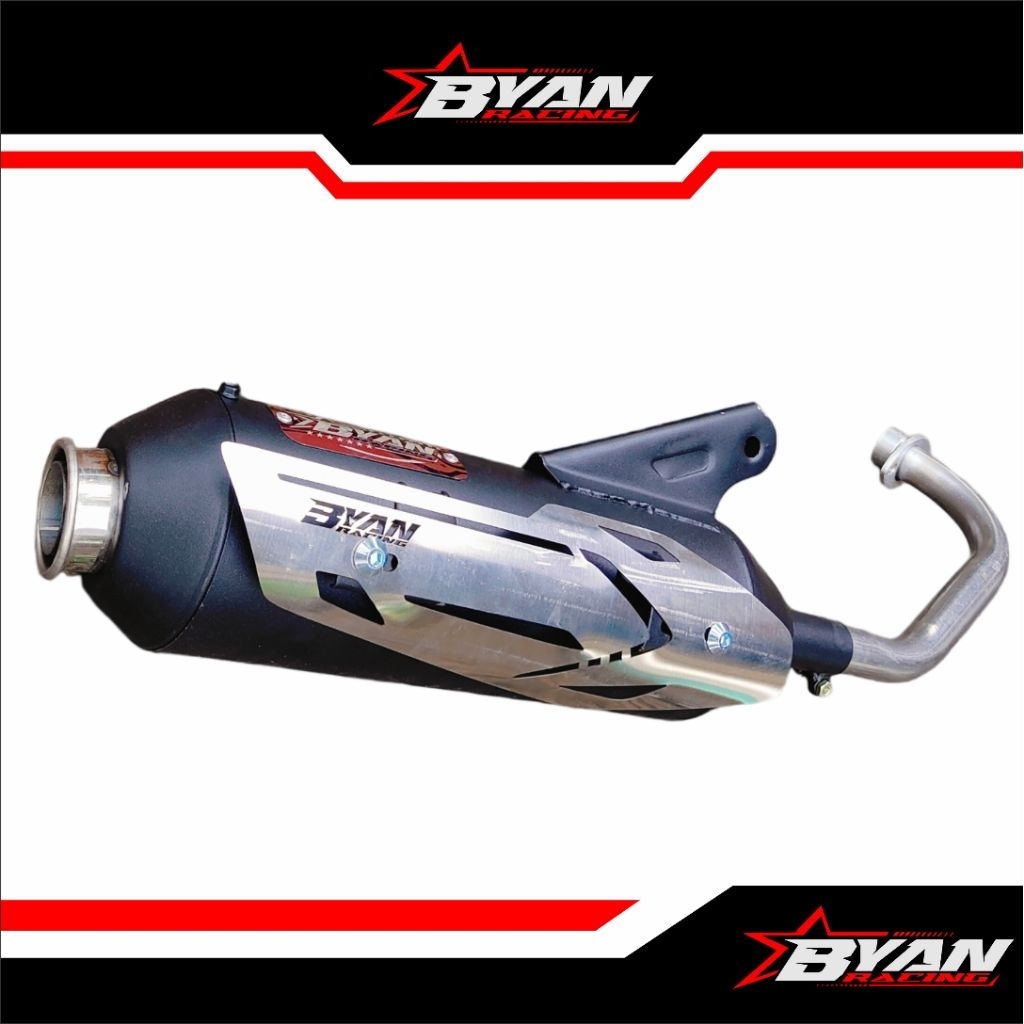 Knalpot Byan Racing Khenoci Aerox Nmax Beat Vario Mio Sporty m3 Scoopy PCX X-Ride suara Kenochi