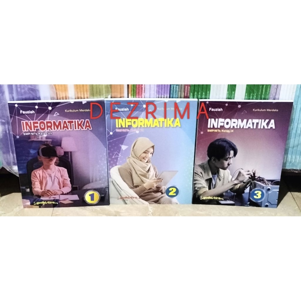 TERBARU INFORMATIKA Kelas 1 2 3 SMP/MTS Kurmer - Yudhistira