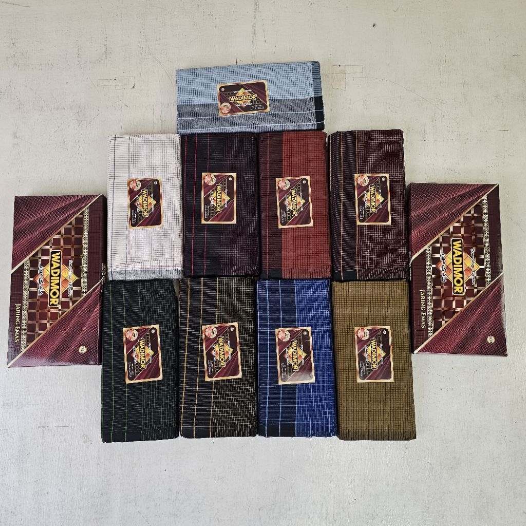 Sarung WADIMOR Jaring Emas Sarung Pria Dewasa