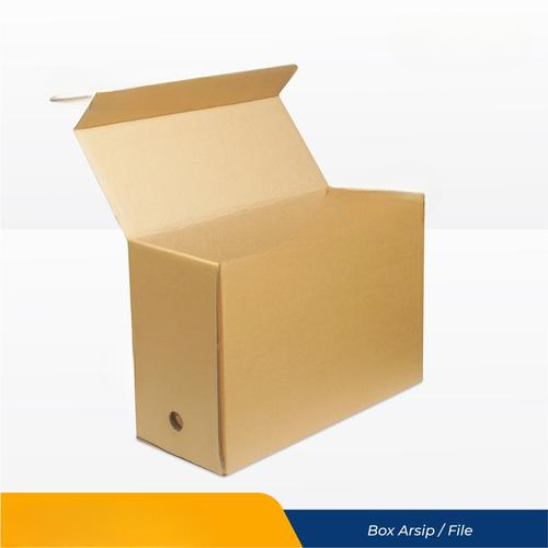

Box File Kardus Arsip Kotak Arsip Bukopin Bahan Single Wall Ukuran 45x18x30 cm