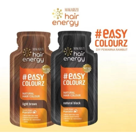Makarizo Pewarna Rambut Sachet 26 ML / Makarizo Hair Energy Easy Colourz