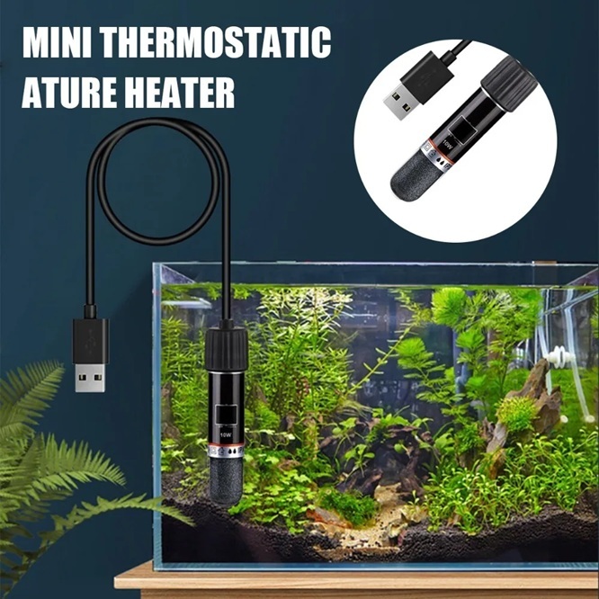 Mini Smart Heater Aquarium / Pemanas Air Aquarium / Aquarium Heater / Heater Cupang / Hiter