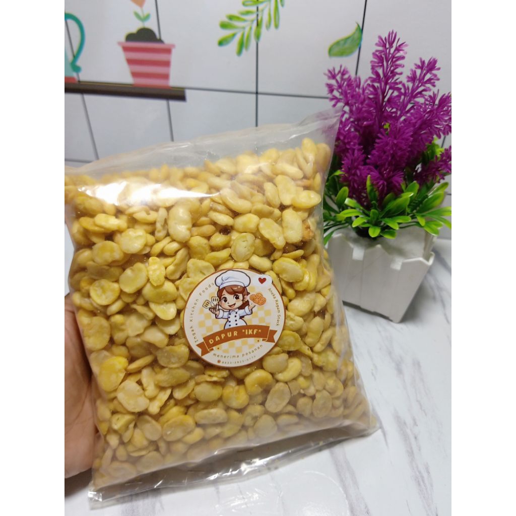 

kacang koro kupas cemilan enak Dengan Rasa Gurih, Asin