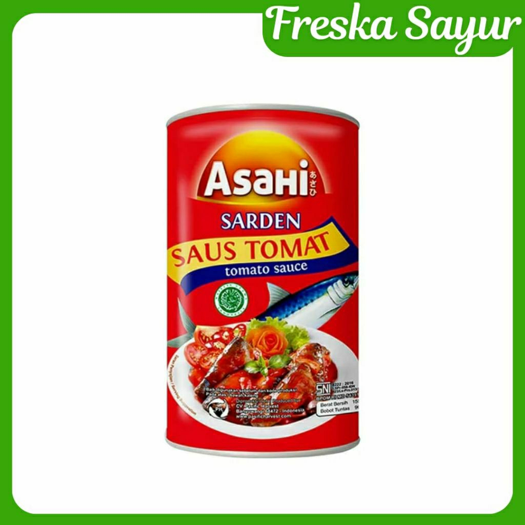

Asahi Sarden Kaleng Saos Tomat 155 gr
