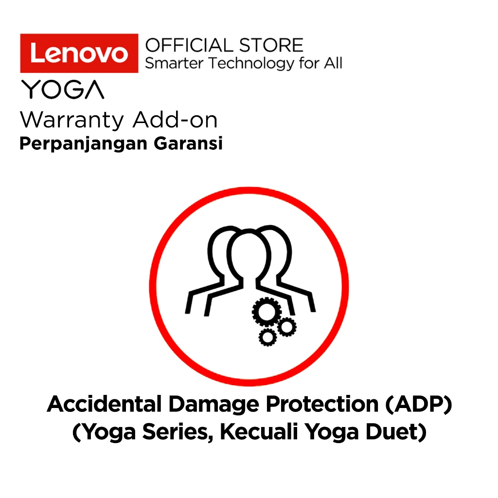 Lenovo Yoga Warranty Add On Accidental Damage Protection (Penambahan Garansi Resmi Lenovo Indonesia 