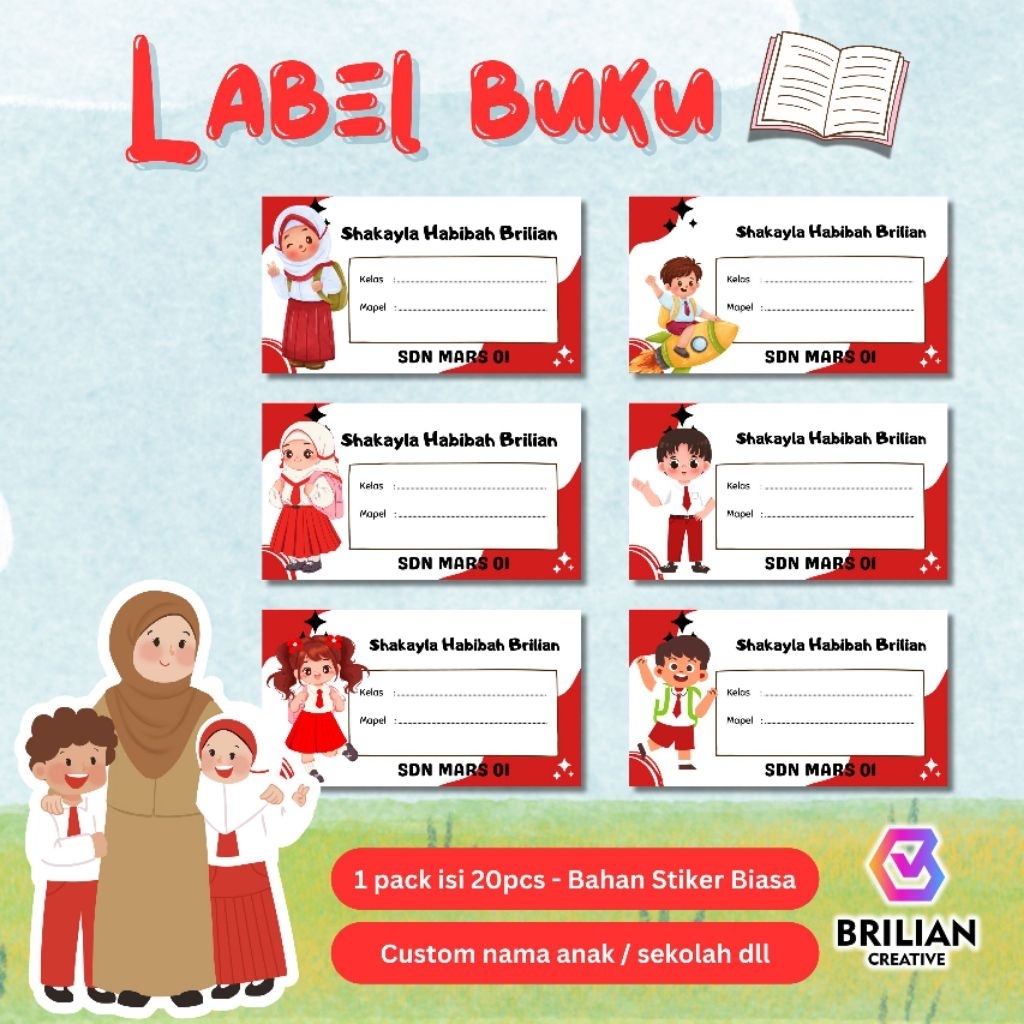 

Stiker Nama | Label Buku | stiker Buku | back to school | Stiker buku pelajaran | sepatu anak