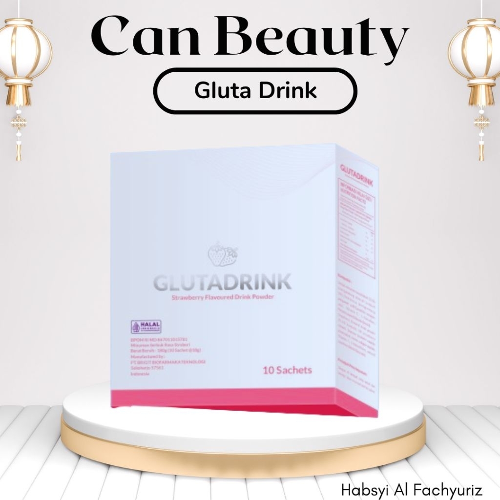 Gluta Drink Can Beauty / Collagen / minuman mencerahkan / vitamin C