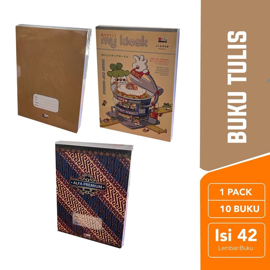 

Buku Tulis New Star Boxy 42 Lembar – Motif Polos, Fancy, & Batik – Buku Sekolah Anak / Remaja