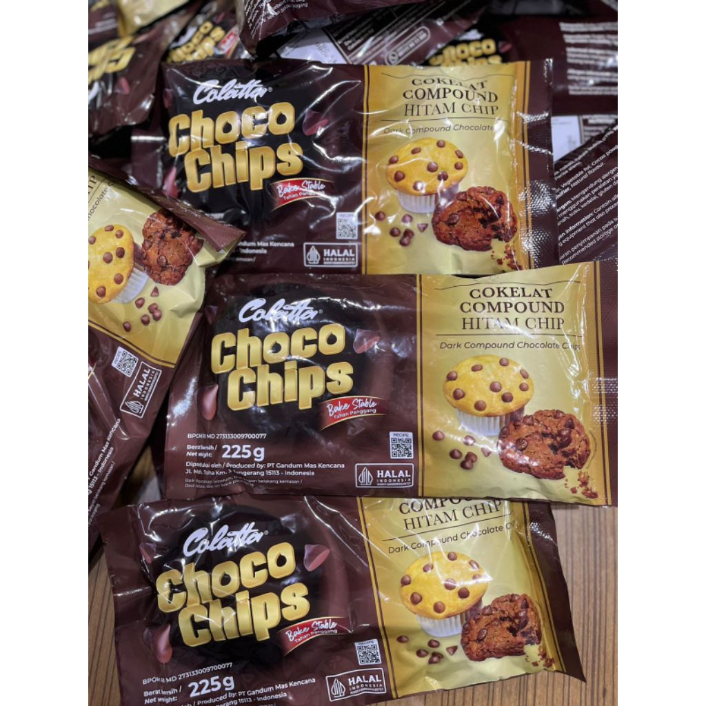 

NEW!! COLATTA CHOCOCHIPS 225 GR