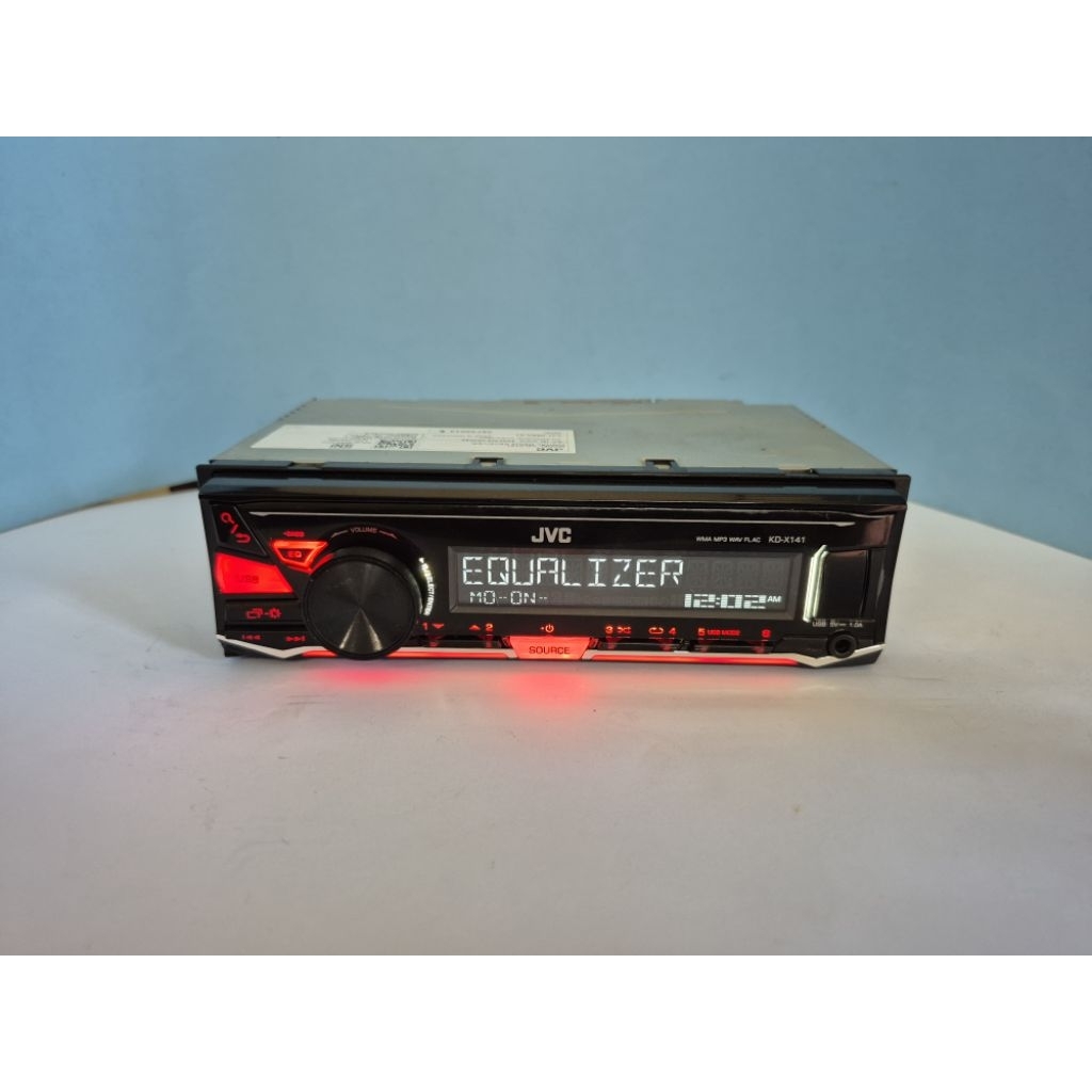 single din jvc support file flac
