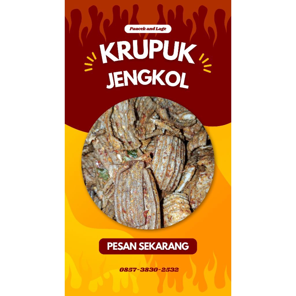 

BLAZE SNACKS KRUPUK JENGKOL CAMILAN PEDAS KRIUK