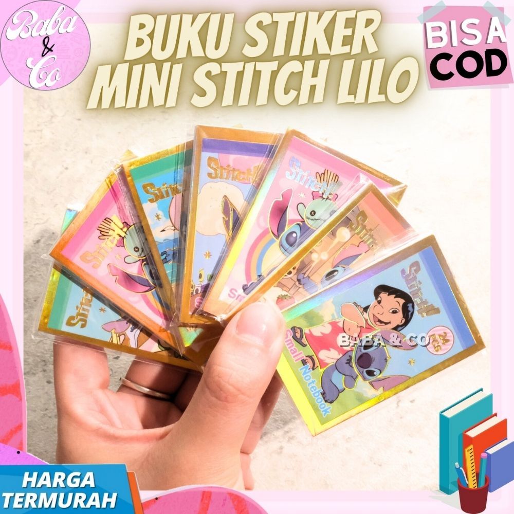 

BUKU STIKER MINI STITCH BLUE STICKER BOOK STITCH MINI LUCU UNIK MURAH STIKER LABEL BUKU MINI STITCH STIKER TEMPEL DEKORASI STITCH TERMURAH COD