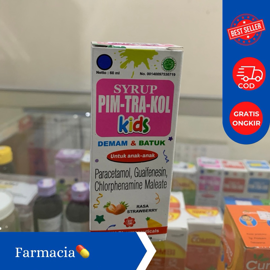 PIMTRAKOL KIDS SIRUP|PIMTRAKOL DEMAM&BATUK