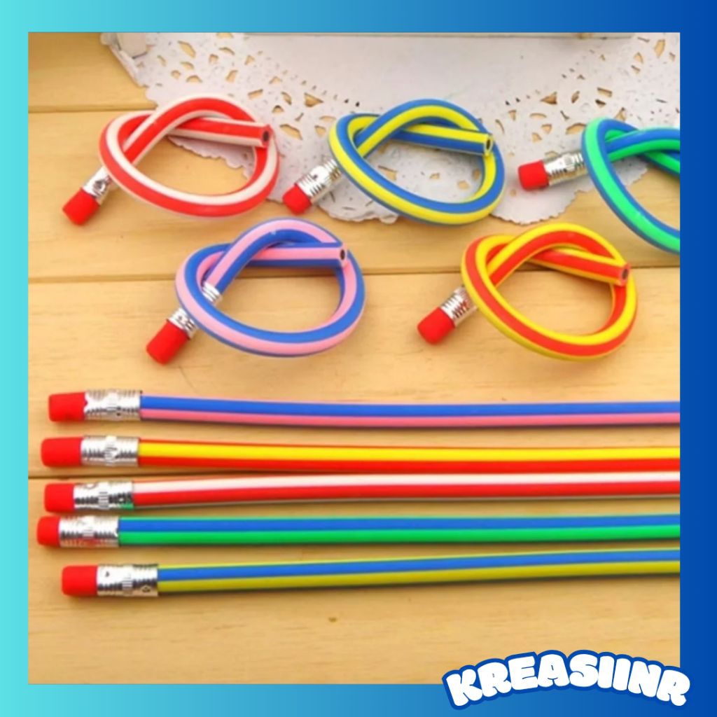 

Pensil Lentur Fleksibel Pensil Gulung Fleksibel / Alat Tulis Sekolah