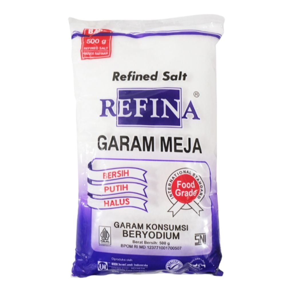 

Refina Garam Meja Boriodium Refill 500 g