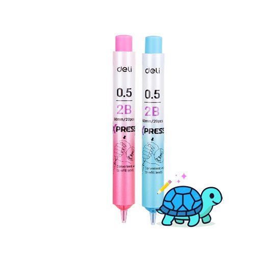

Deli Mechanic Pencil Lead Isi Pensil Mekanik 2B 0.5mm