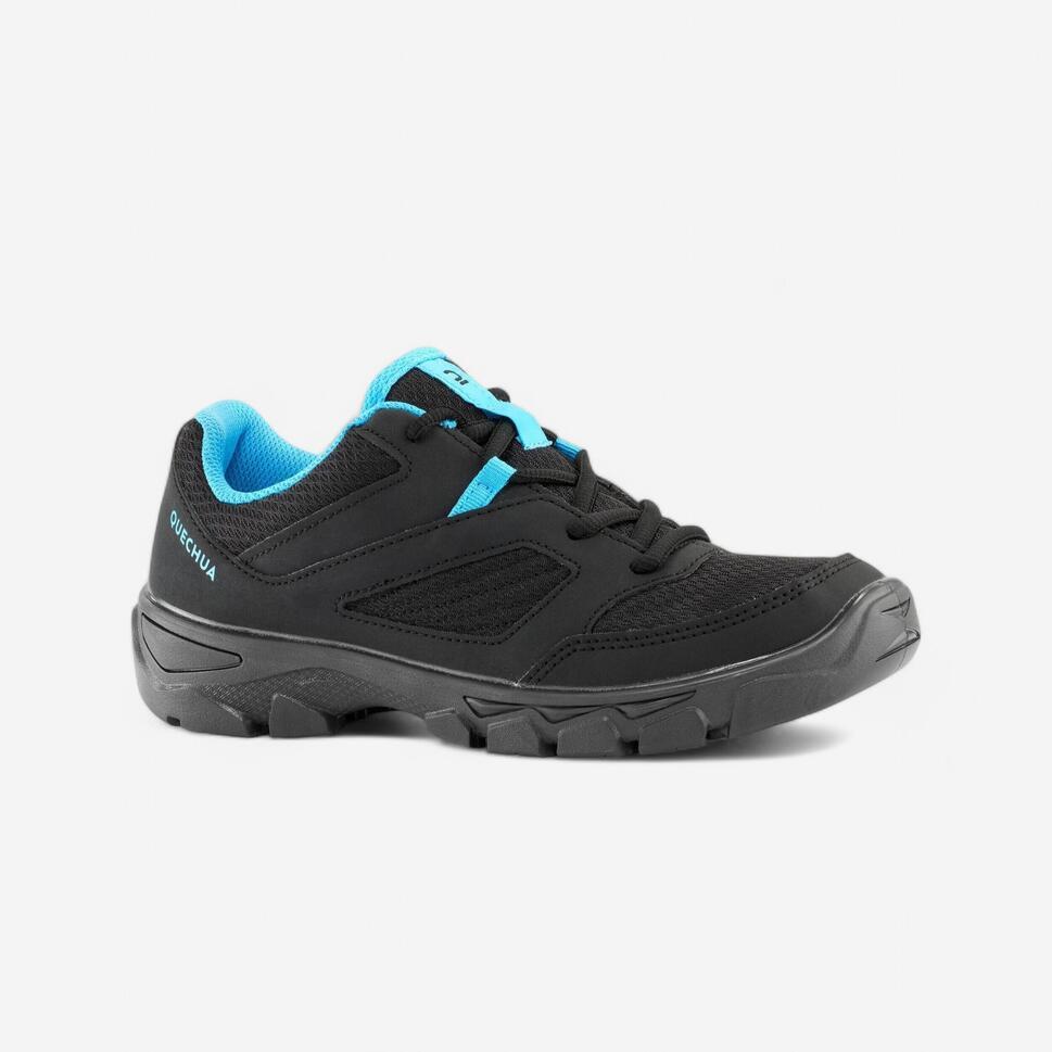 Decathlon QUECHUA Sepatu Hiking Anak NH500 - Ukuran 35-38 - Hitam Sepatu Hiking Anak NH500 Uk. 35-38