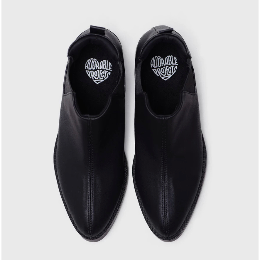 Adorableprojects - Lannister Black Chelsea Boots - Womenwear