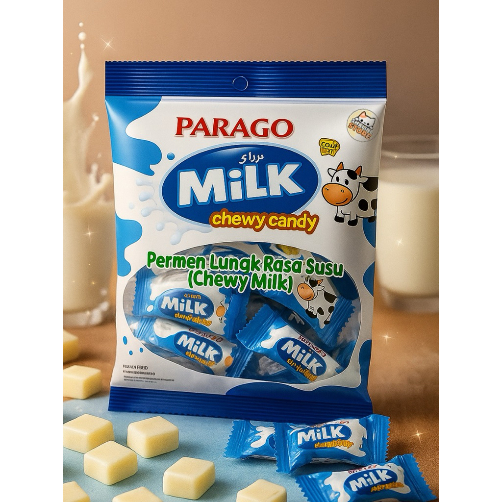 

Permen Parago Milk Chewy Candy