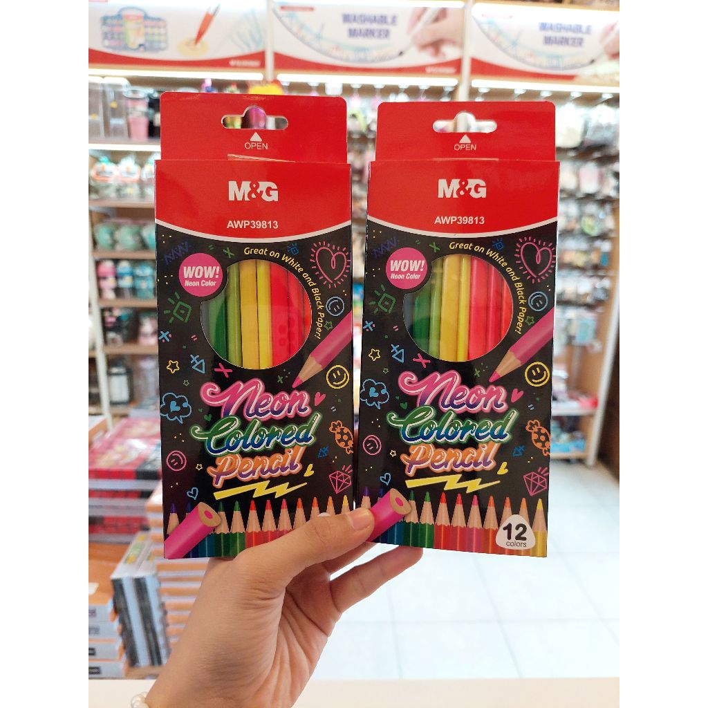 

M&G NEON COLORED PENCIL 12 COLOR