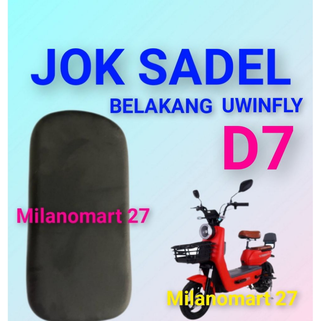 jok sadel belakang uwinfly D7 jok sadel belakang sepeda listrik uwinfly d7