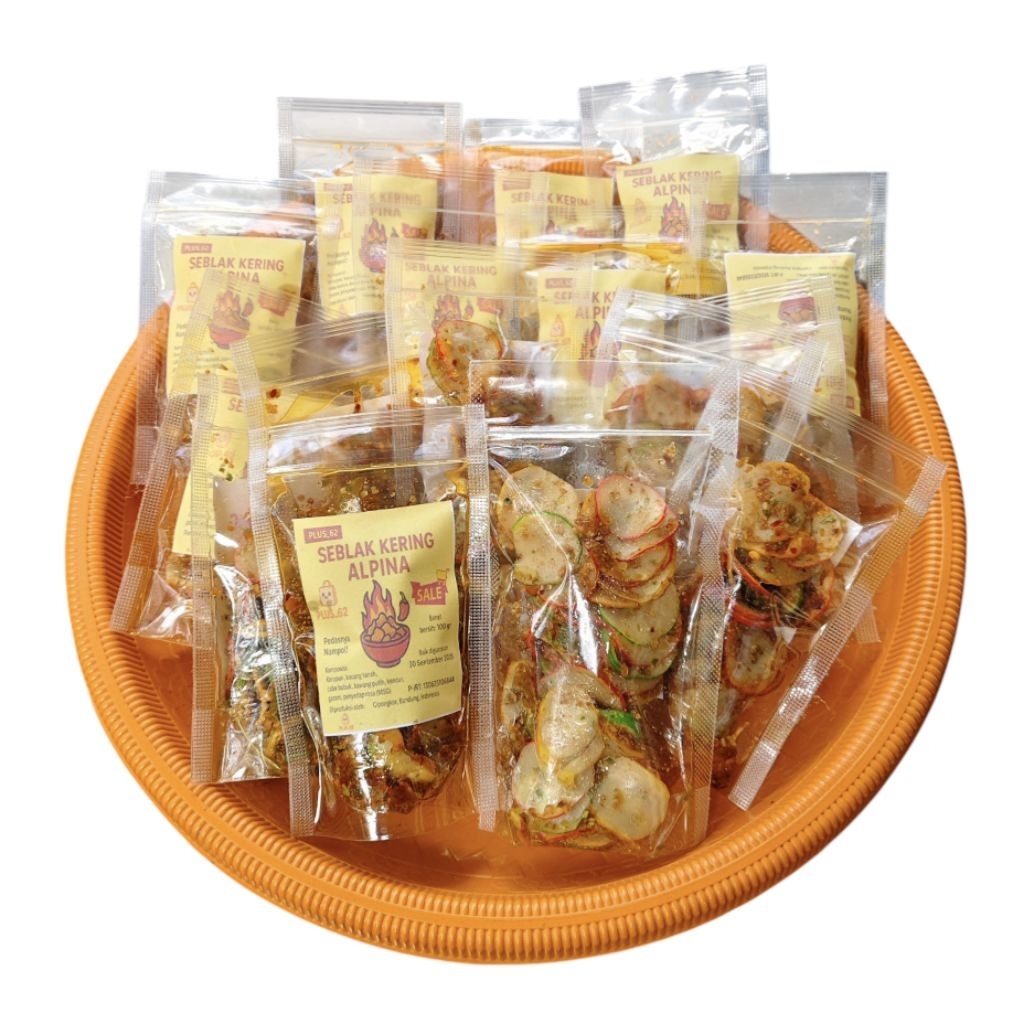 

Sebring Kerupuk Kering-Seblak Kering Kriuk Gurih Teman Nasi Cemilan Pedas Original Murah Sudah Izin PIRT Snacks Food Keripik Asin Krupuk Instan