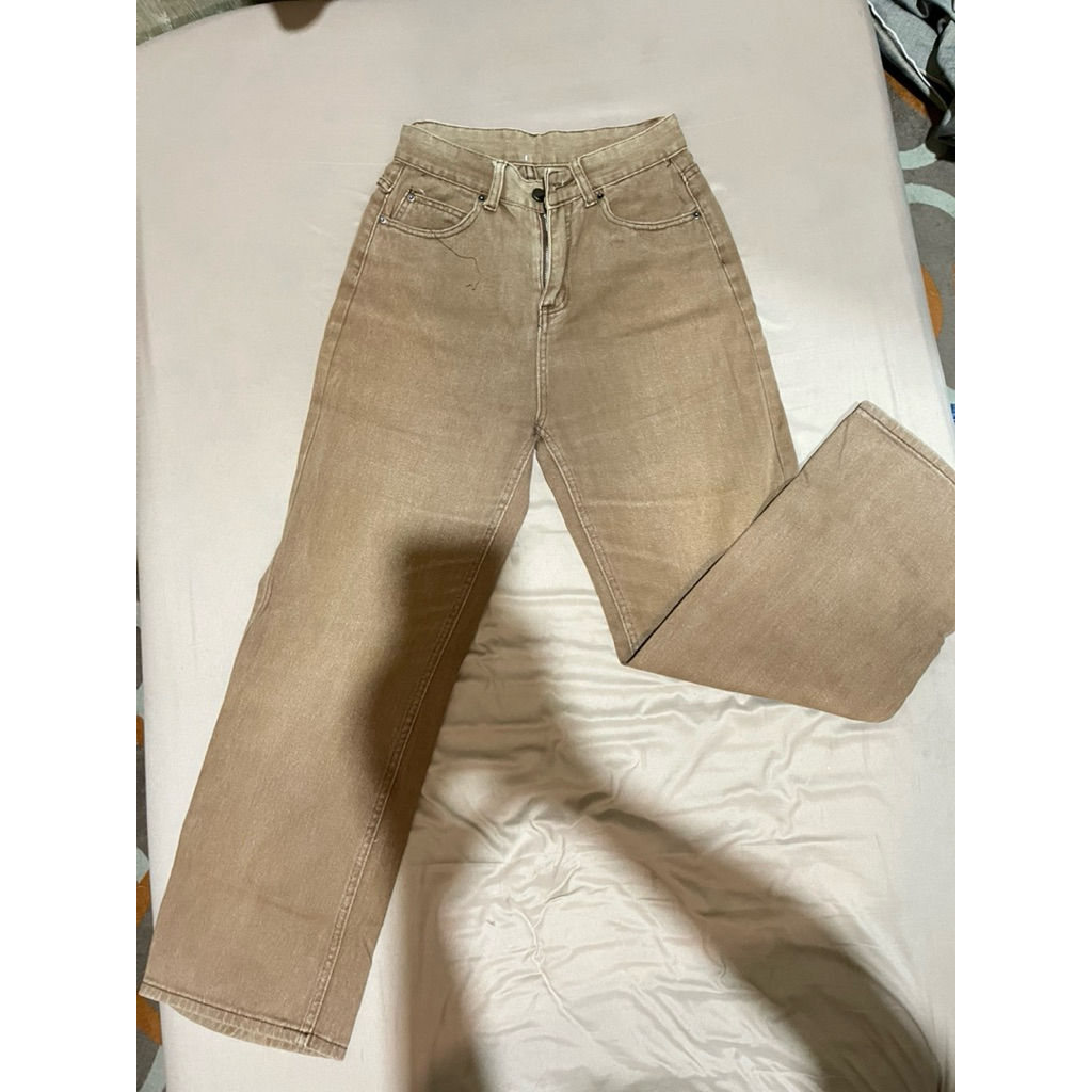 JEANS HIGHWAIST BROWN