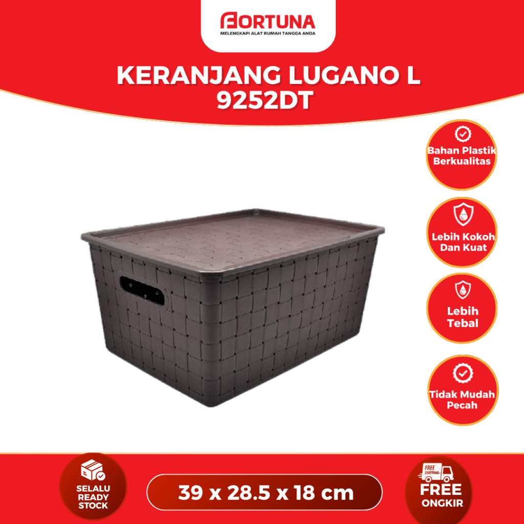 Keranjang Lugano L 9252DT / Keranjang Lugano Dengan Tutup