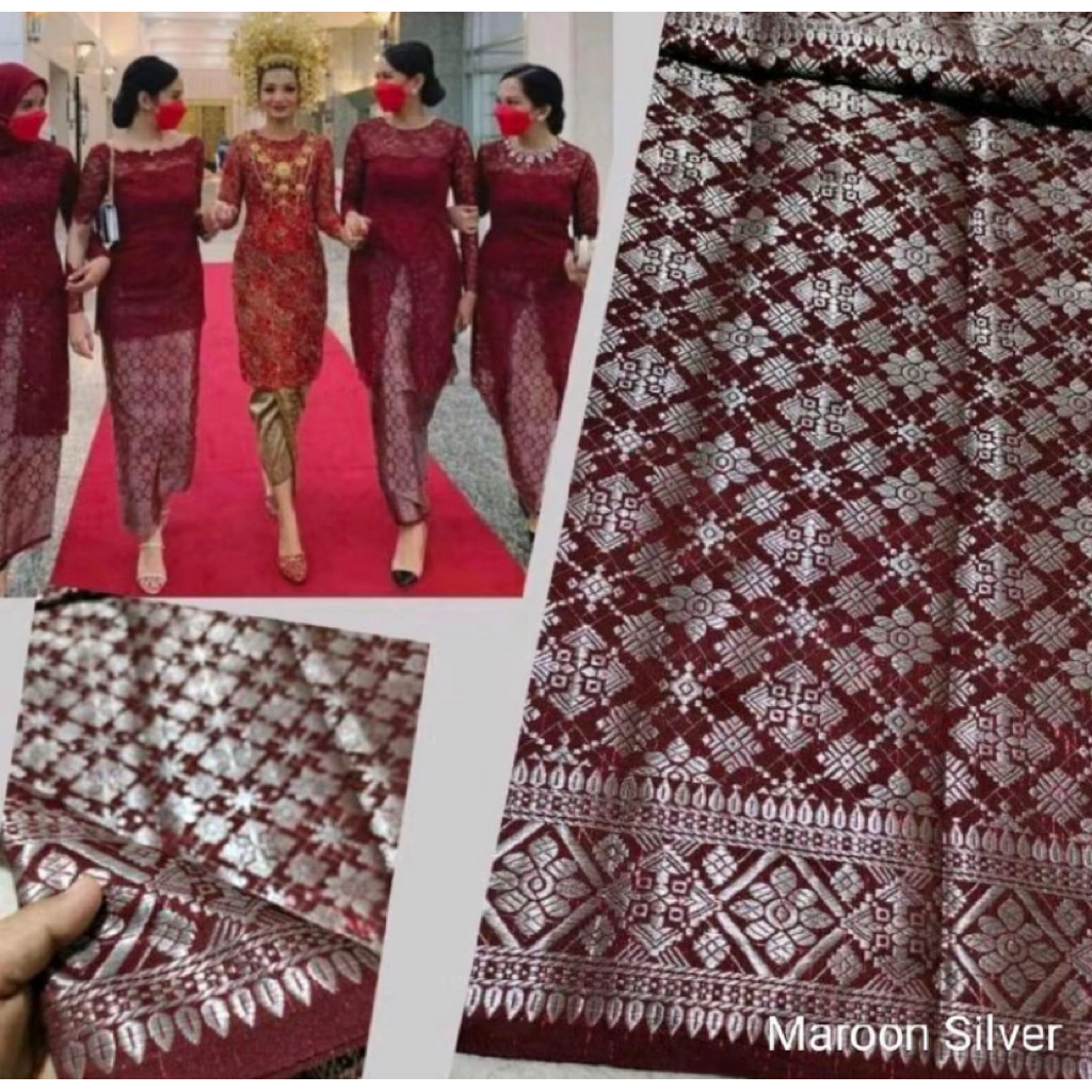 Rok Songket Lilit Jumbo | Rok Songket Kebaya  | Bawahan Kebaya | Rok Songket Wisuda | Rok Kebaya Wan