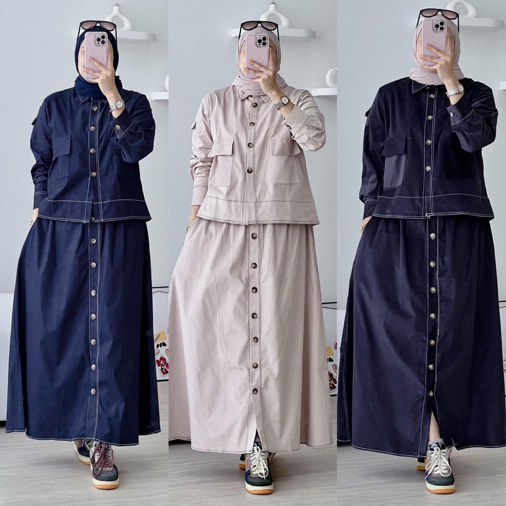 ceisya set rok/dress