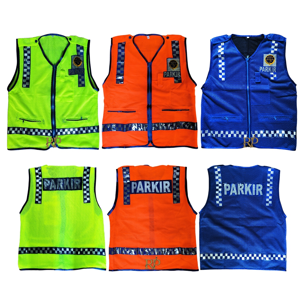 Rompi Parkir Pria Keren Bahan Jaring Murah Terbaru
