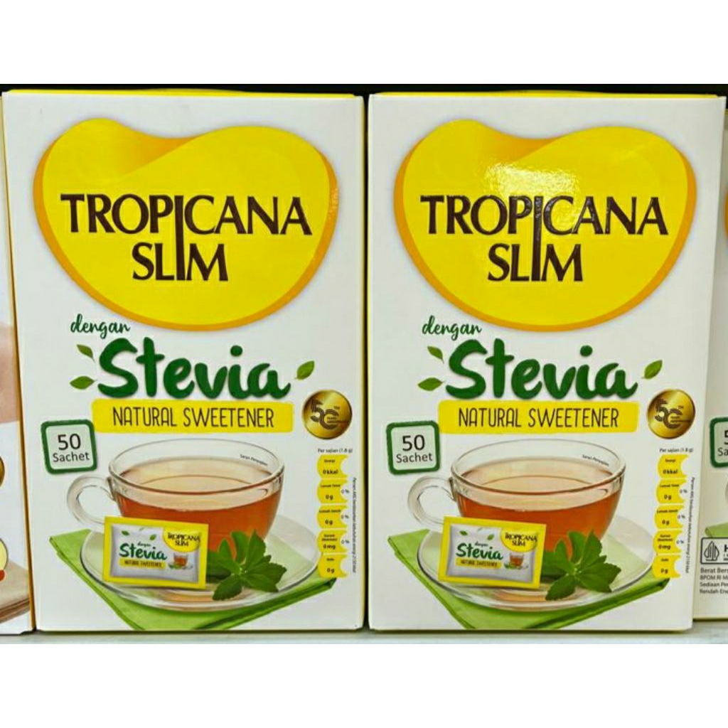 

Tropicanaslim stevia 50's
