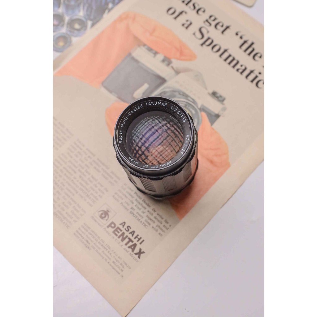 Lensa Manual SMC Takumar 135mm f3.5 Super Mulus Normal 