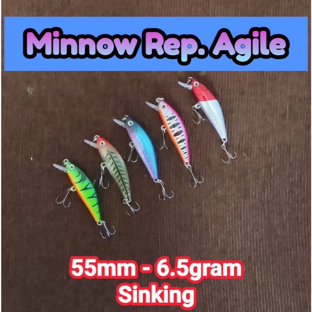 Minnow 5.5cm 6.5gr Umpan Mancing Minnow ul Lure Minnow Umpan Casting