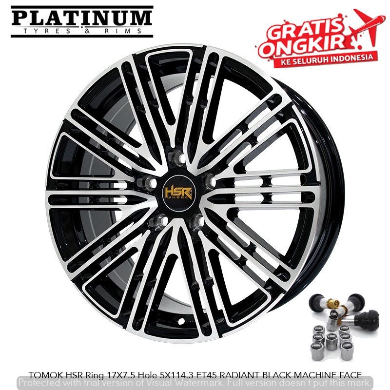 VELG HSR TOMOK RING 17 COCOK UNTUK CIVIC TERIOS ERTIGA EXPANDER DLL
