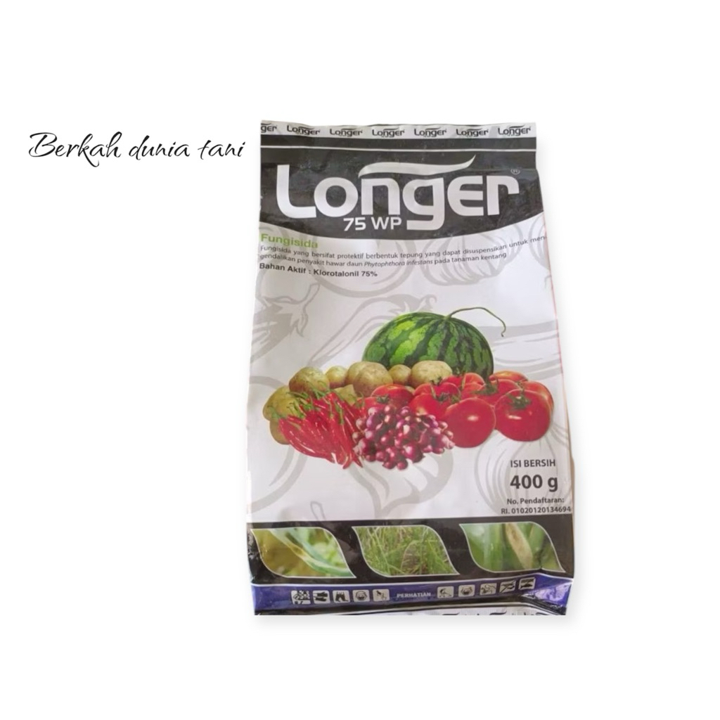 Fungisida Longer 75 WP Klorotaronil 400 Gram