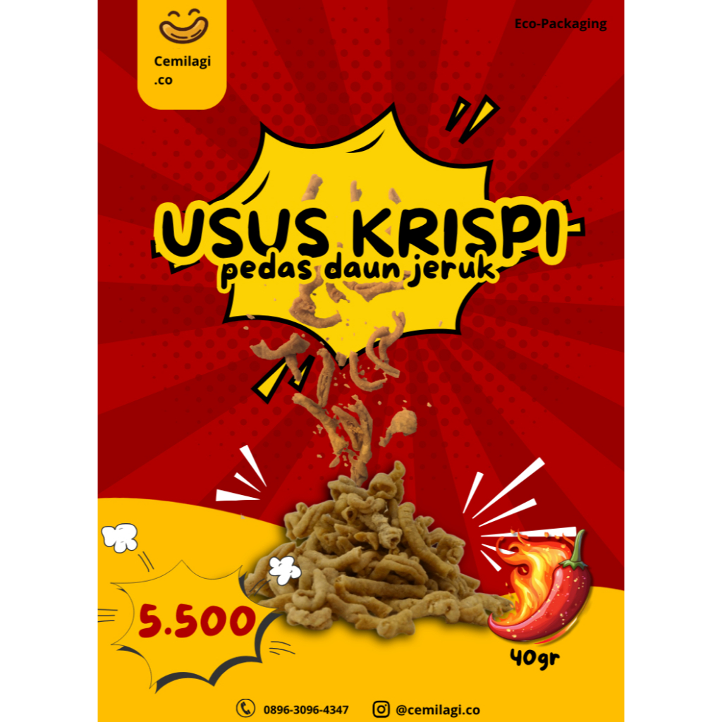 

Cemilagi.co Usus Krispi Pedas Daun Jeruk
