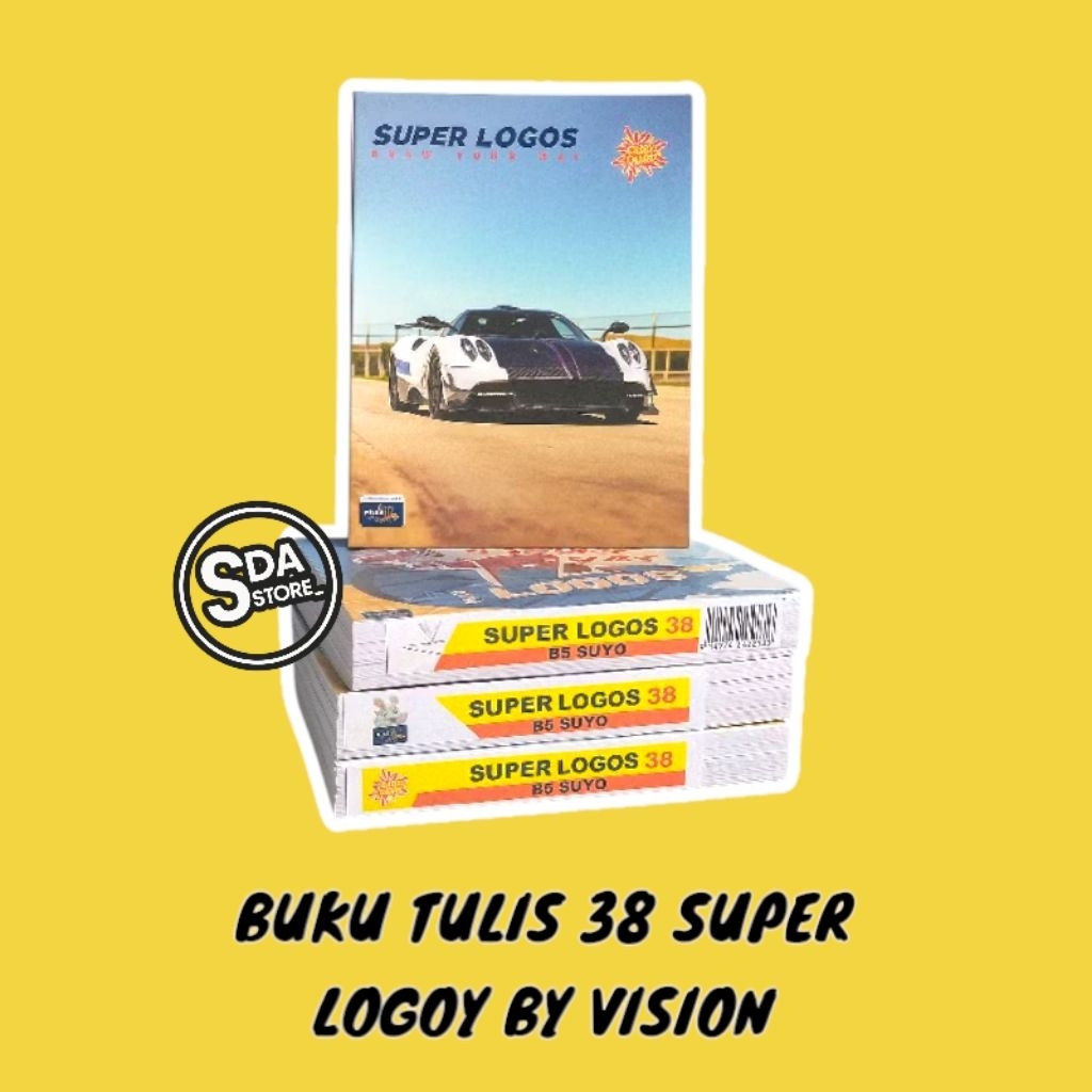 

BUKU TULIS 38LEMBAR SUPER LOGOS BY VISION