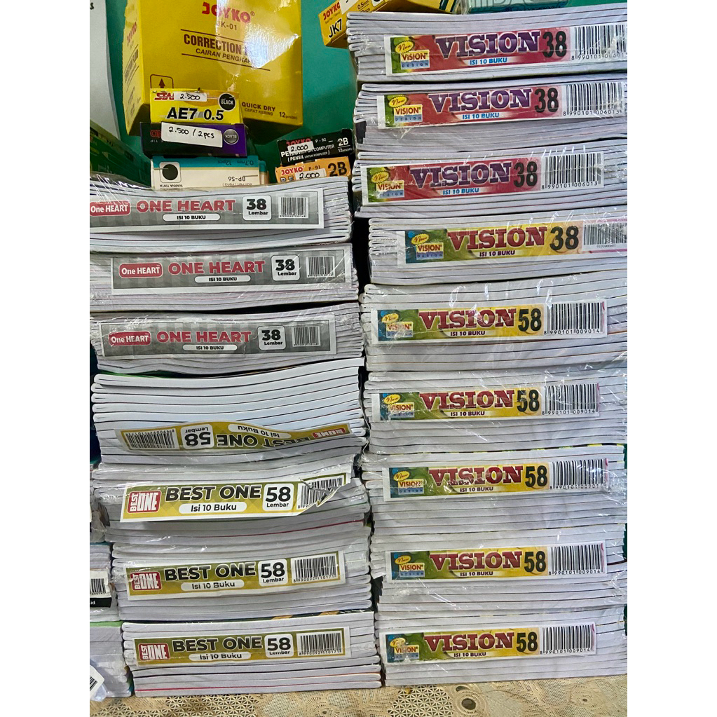 

Buku Vision,One heart,Best one