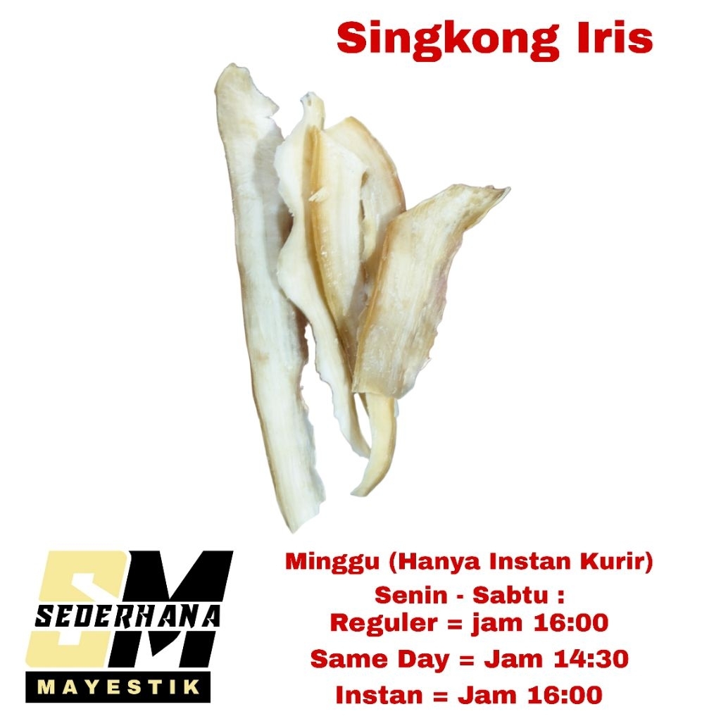 

Kerupuk Mentah Singkong Iris Stik Original