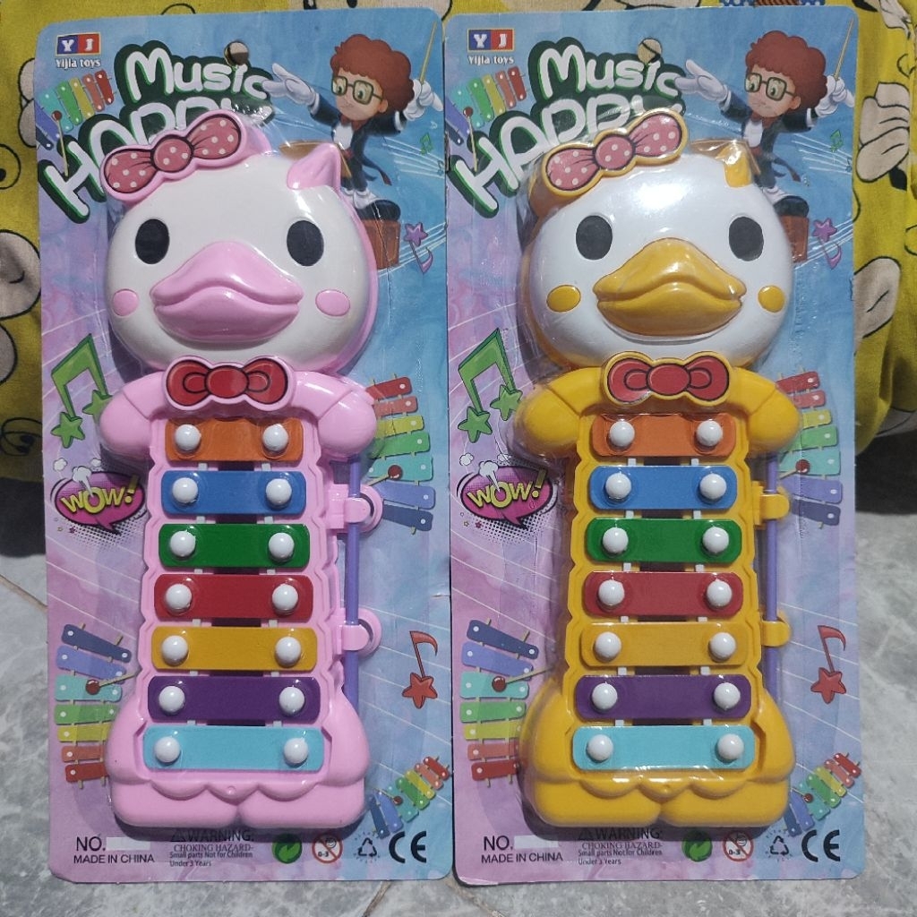 mainan Gambang karakter Xylophone music