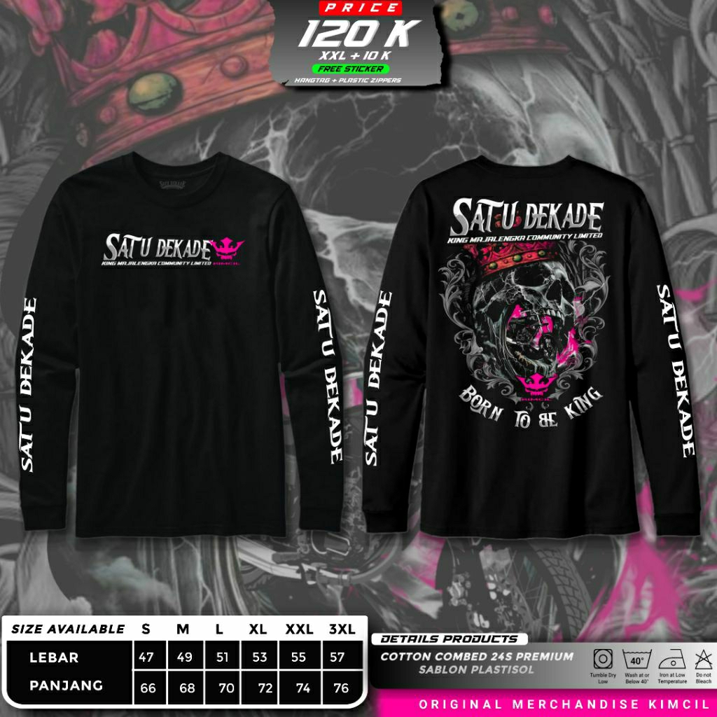 kaos rxking satu dekade king majalengka