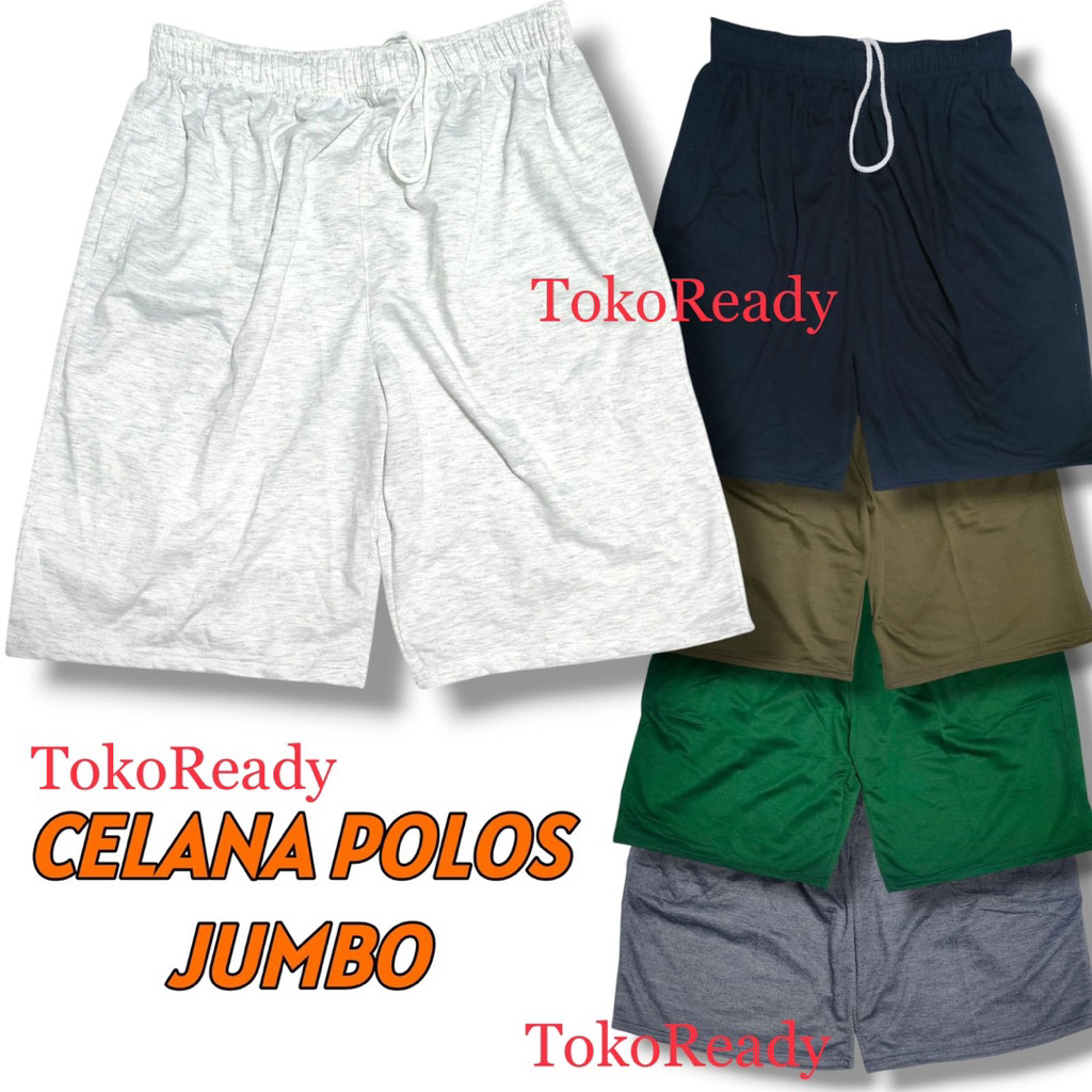 Celana Pendek Kolor Boxer Super Jumbo Big Size Pria Dan Wanita Bahan Kaos Babytery