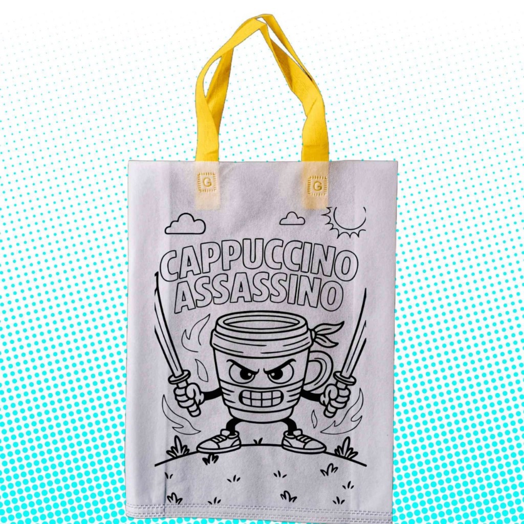 

Tas goodie bag Mewarnai Karakter ANOMALI | Bahan Spunbound (Harga Per PCS) UK (25x35x8) 65gsm | stylish & ekonomis