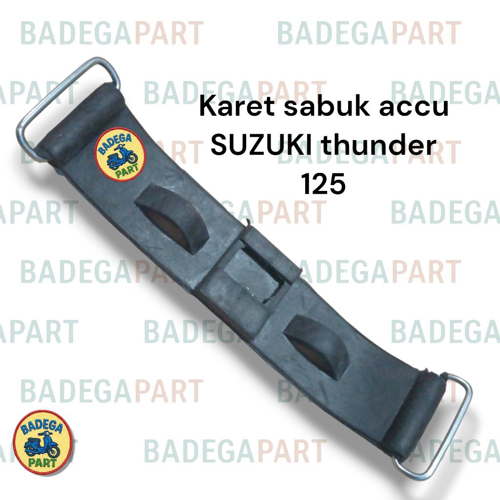 karet sabuk accu/karet pengikat accu ke body motor SUZUKI THUNDER 125 bahan karet berkualitas