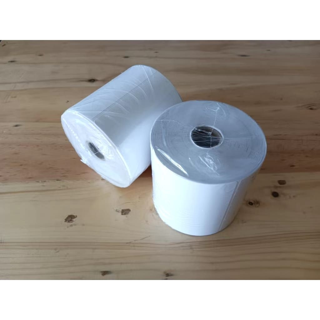 

stiker thermal roll UK 10cm x 40cm, isi 500pcs stiker