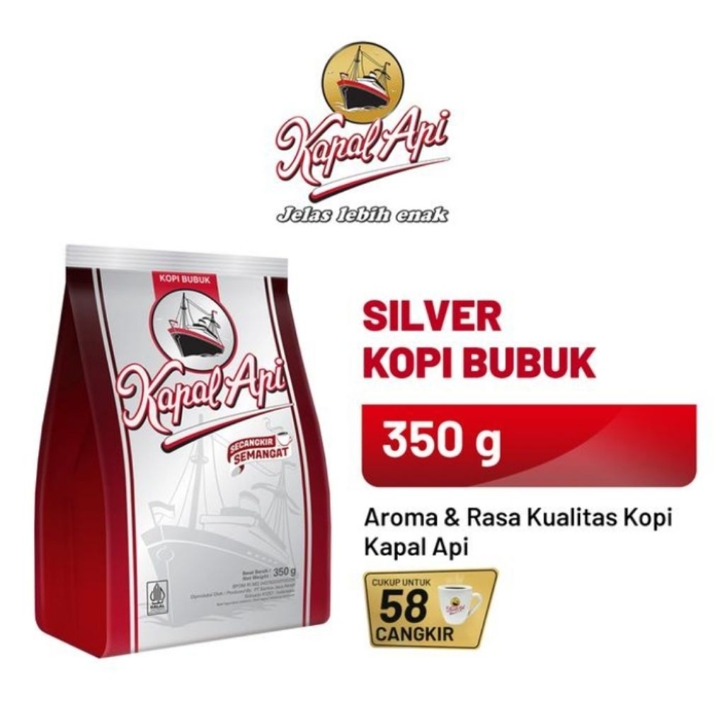 

Kapal Api Silver 350 gram