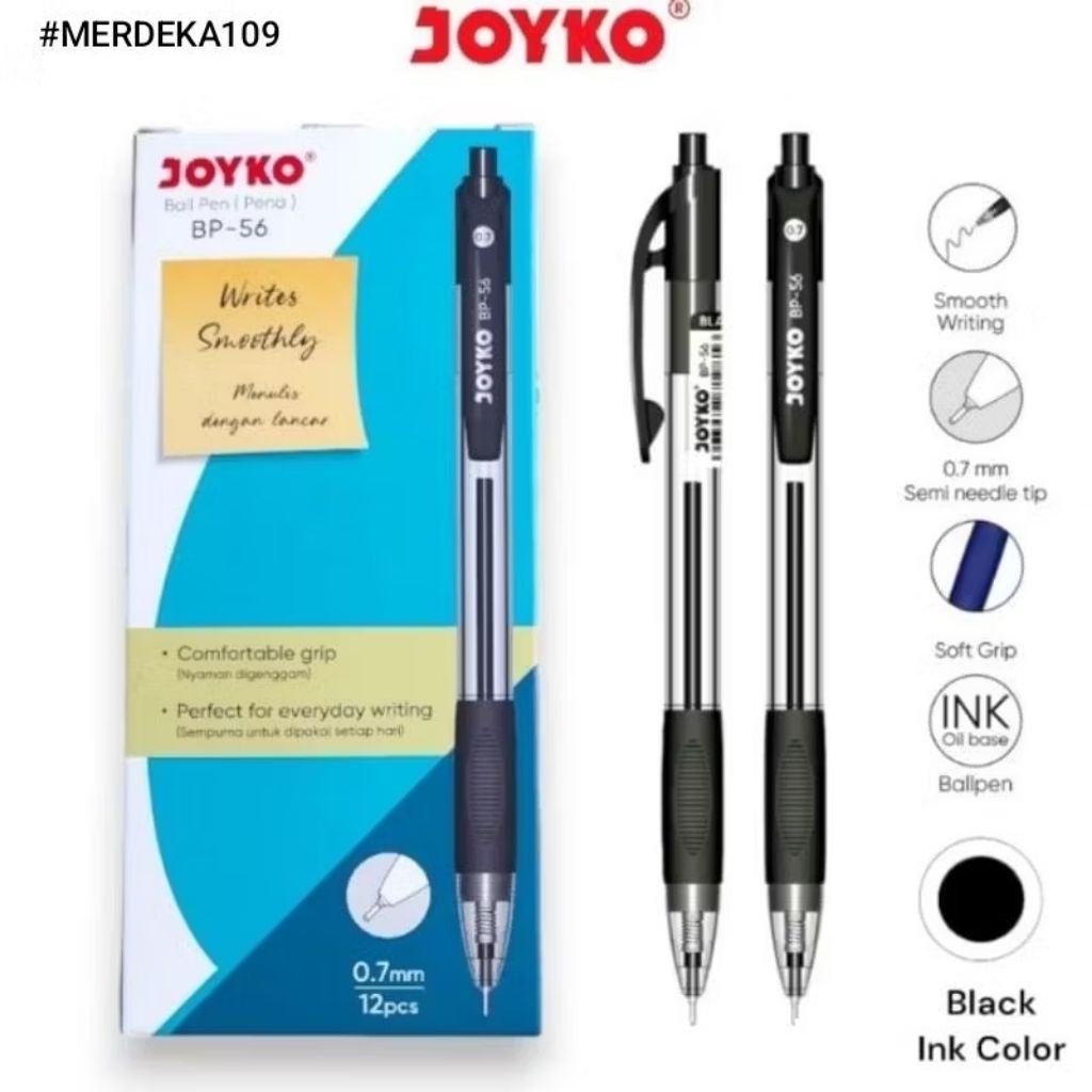 

Bol pen / Pena / Pulpen joyko Bp-56 1 pak isi 12 pcs