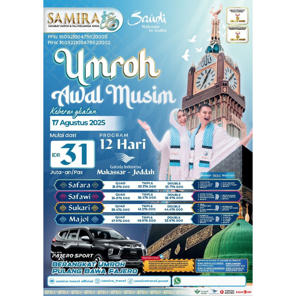 dp umroh paket murah menuju baitullah terpercaya amanah